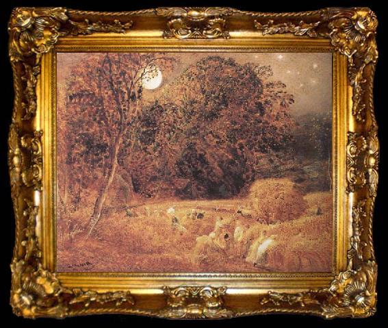 framed  Samuel Palmer The Harvest Moon, ta009-2